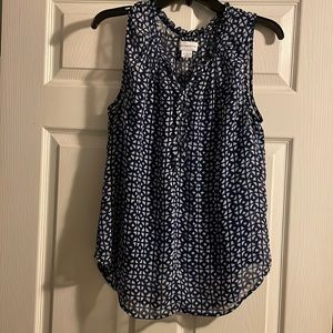 Liz Claiborne sleeveless blouse